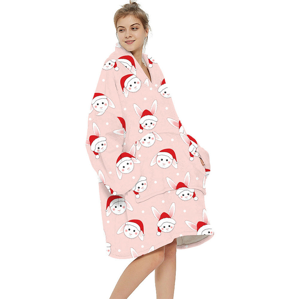 Christmas Special Wearable Blanket Hoodie