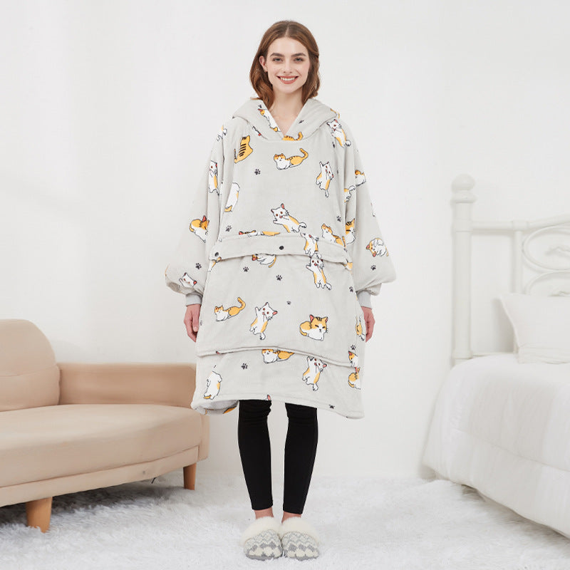 USB Electric Heating Blanket Hoddie