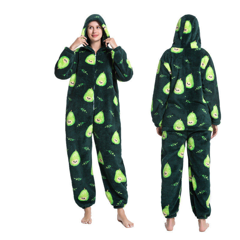 Multi Design printed One Piece Pajamas