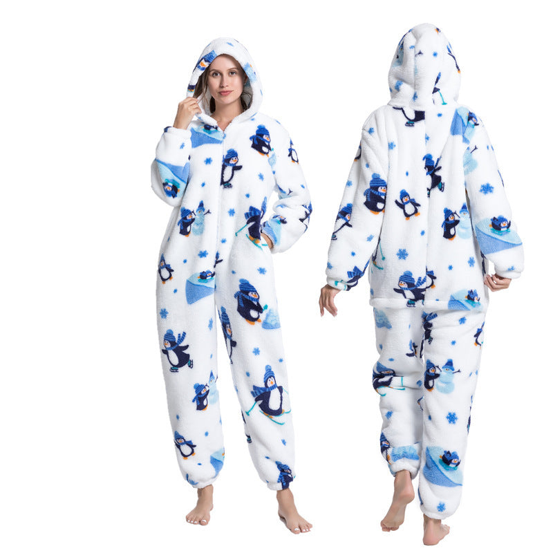 Multi Design printed One Piece Pajamas