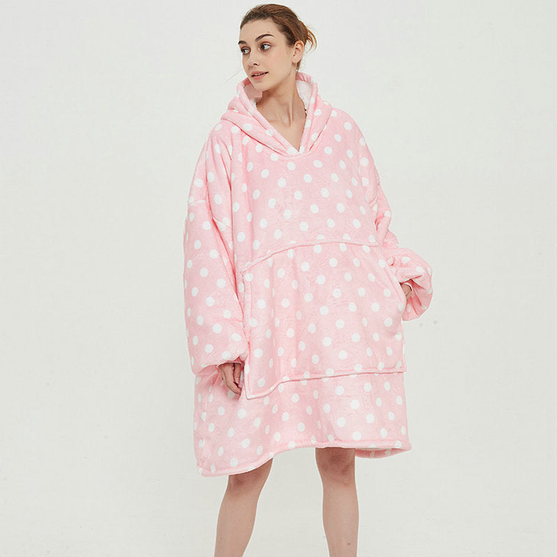 Ovesized Wearable Cozy Blanket Hoodie Winter