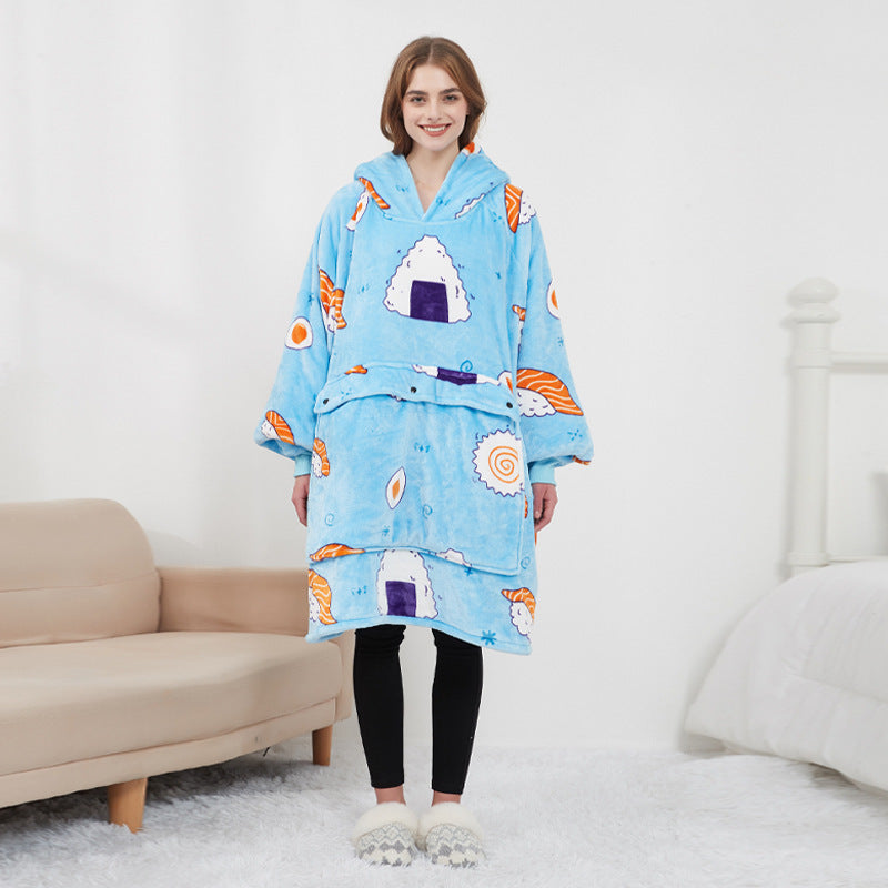 USB Electric Heating Blanket Hoddie