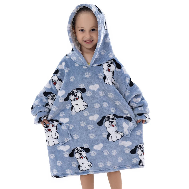 Oversized Wearable Blanket Hoodie - Family pack
