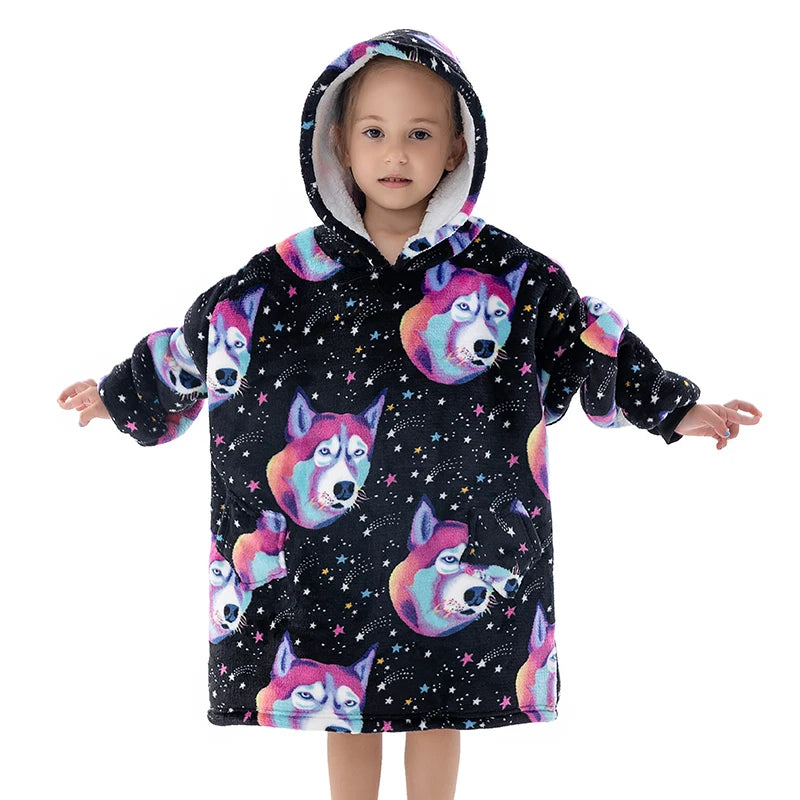 Oversized Wearable Blanket Hoodie - Family pack