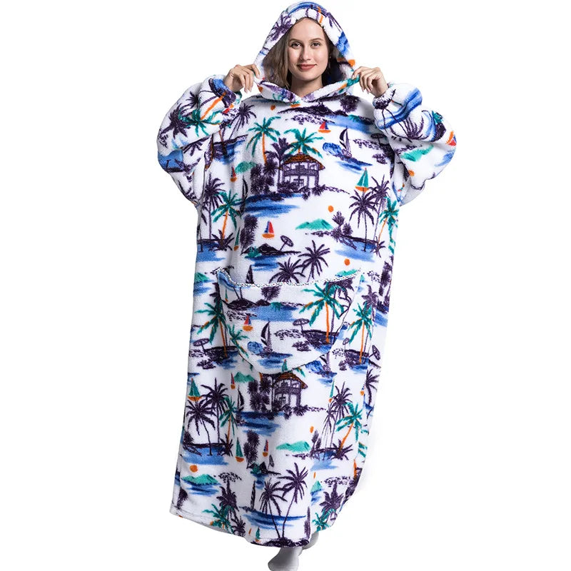 Oversized Premium Quality Blanket Hoodie - Unisex