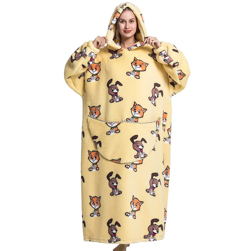 Oversized Premium Quality Blanket Hoodie - Unisex