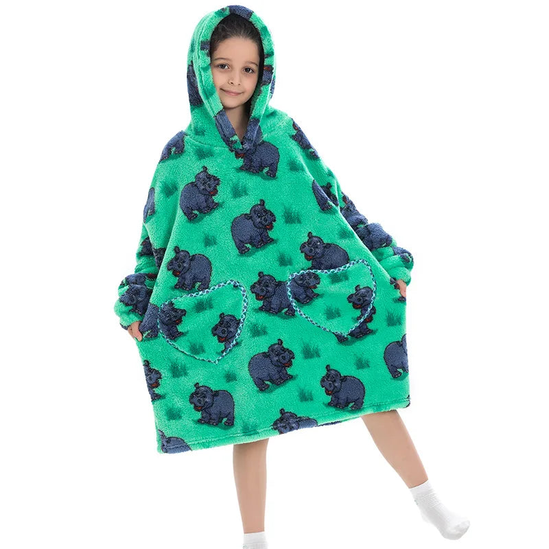 Snugwear Oversized Blanket Hoodie for Kids