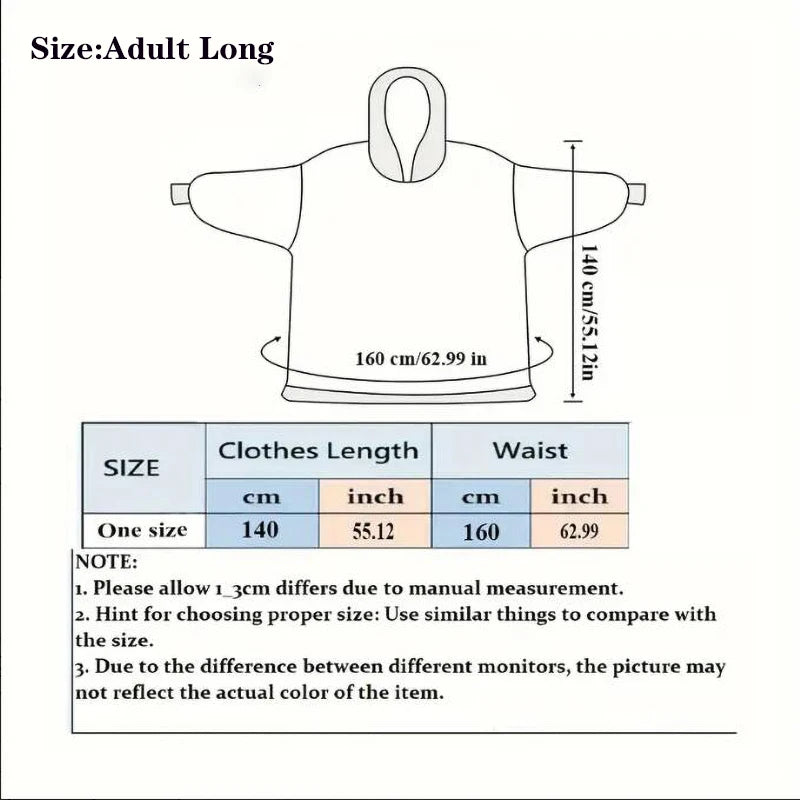 Apple Design Wearable Blanket Hoodies - Unisex