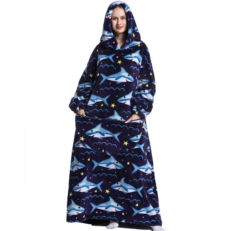 Oversized Premium Quality Blanket Hoodie - Unisex