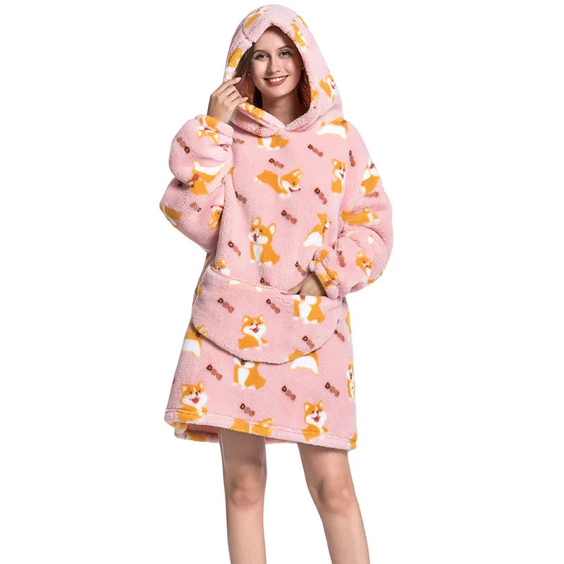 Wearable Blanket Hoddie - Family package