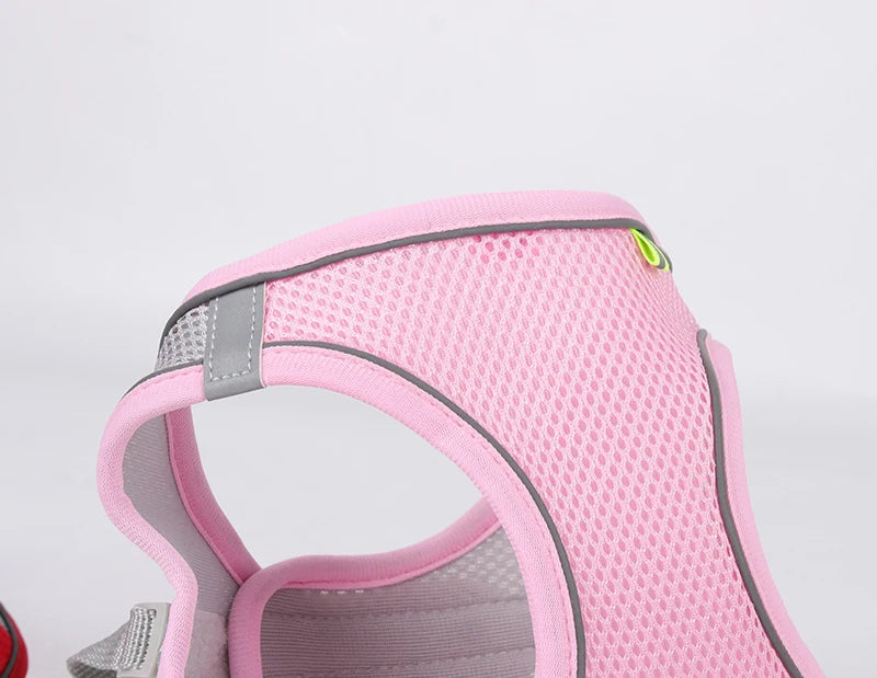 Adjustable Dog Harness Vest With Walking Leash