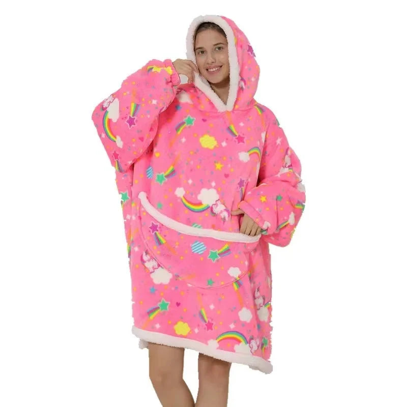 Oversized Wearable Blanket Hoodie - Family pack