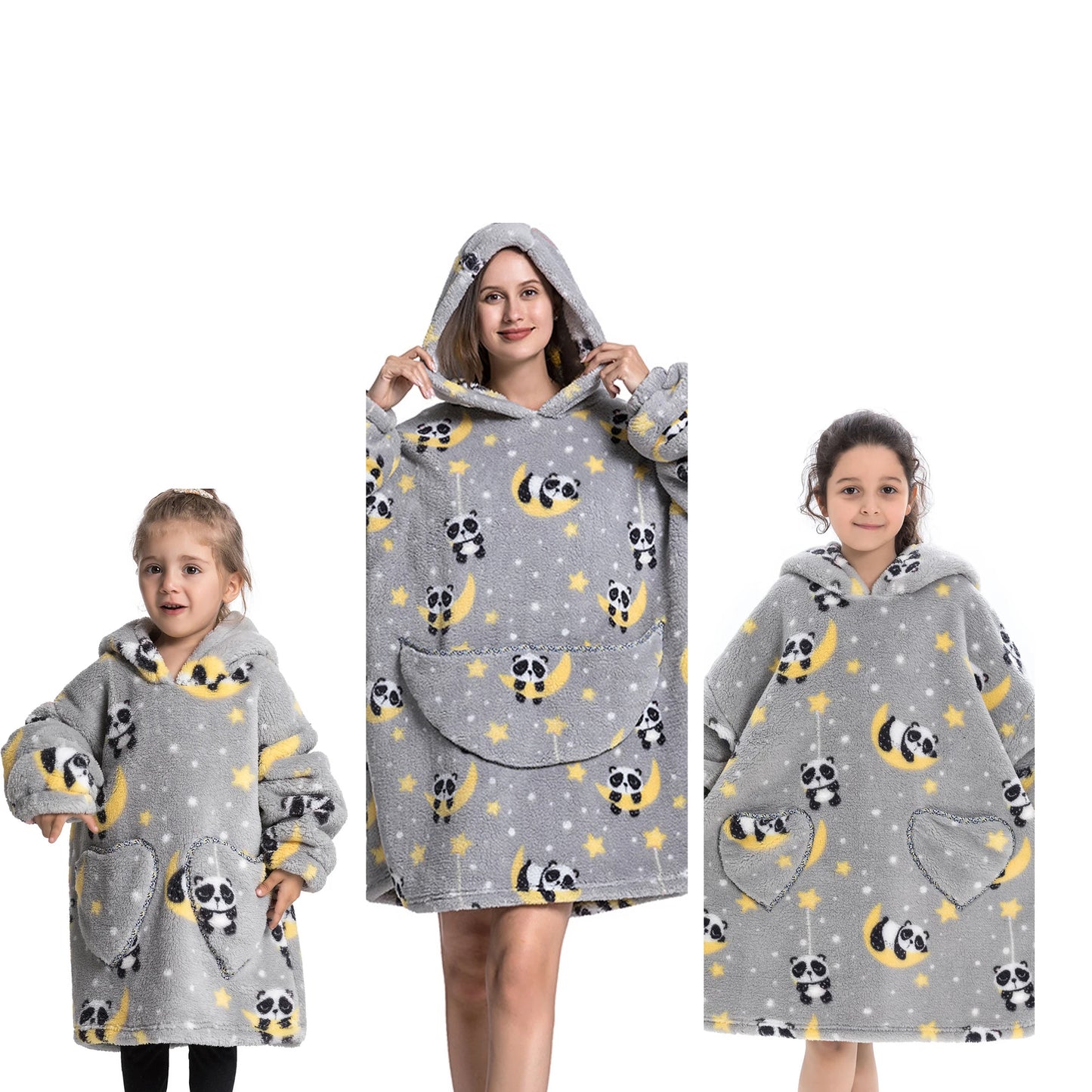 Wearable Blanket Hoddie - Family package