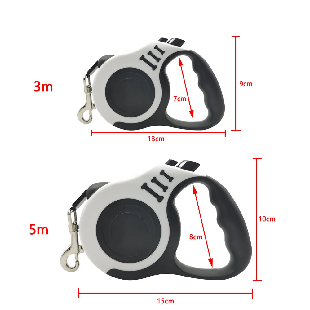 SNUGWEAR Automatic Retractable Strong Nylon Dog Leash