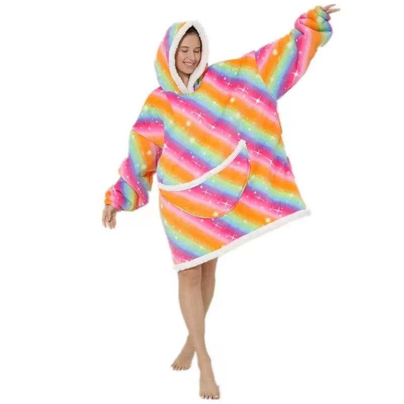 Oversized Wearable Blanket Hoodie - Family pack