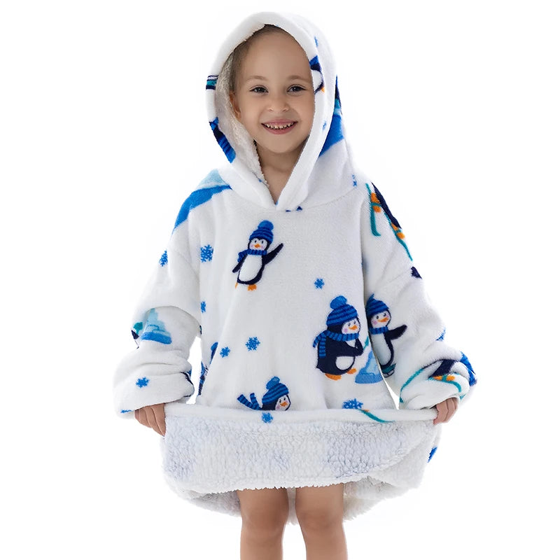 Oversized Wearable Blanket Hoodie - Family pack