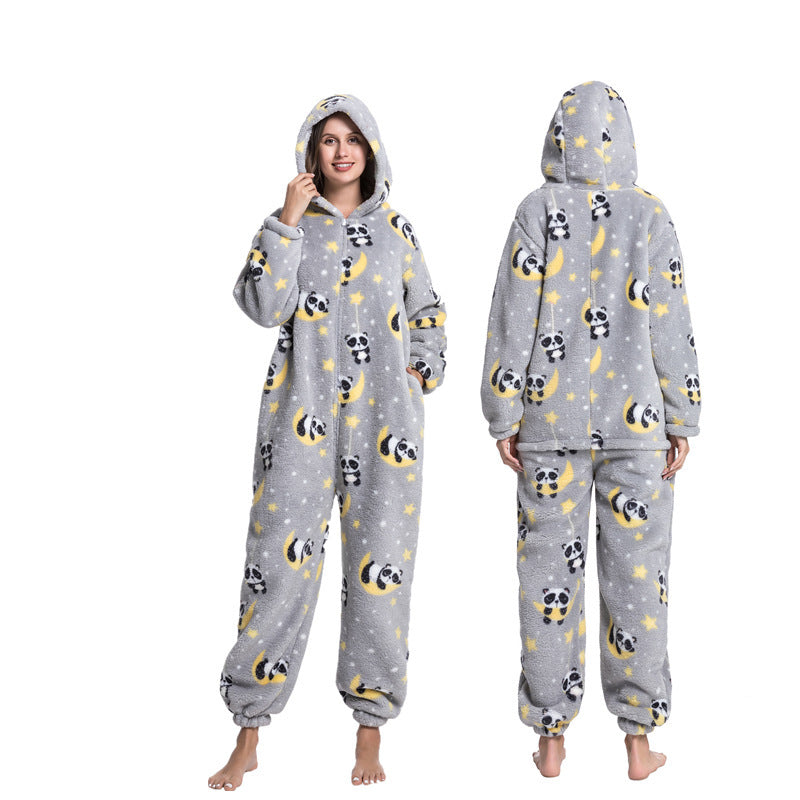Multi Design printed One Piece Pajamas