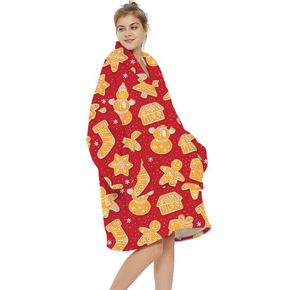 Christmas Special Wearable Blanket Hoodie