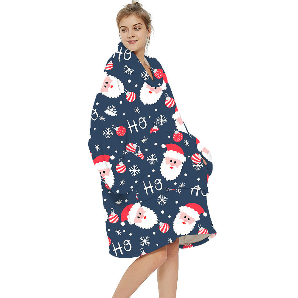 Christmas Special Wearable Blanket Hoodie