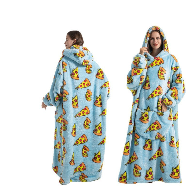 New Plus sized Fruit Designed Wearable Blanket Hoddie