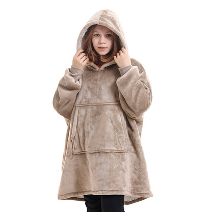 Oversized Wearable Blanket Pullover Young Kids