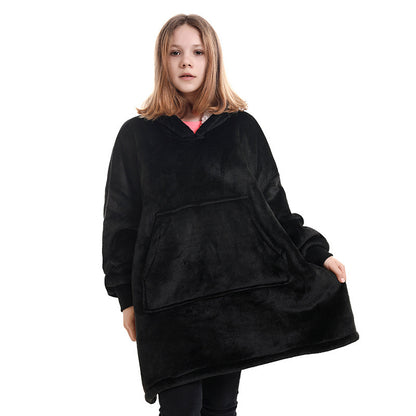 Oversized Wearable Blanket Pullover Young Kids