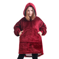 Oversized Wearable Blanket Pullover Young Kids