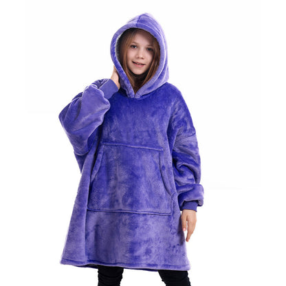 Oversized Wearable Blanket Pullover Young Kids