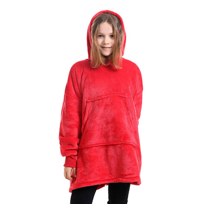 Oversized Wearable Blanket Pullover Young Kids
