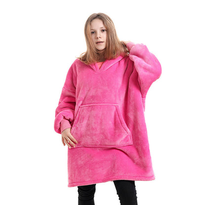 Oversized Wearable Blanket Pullover Young Kids