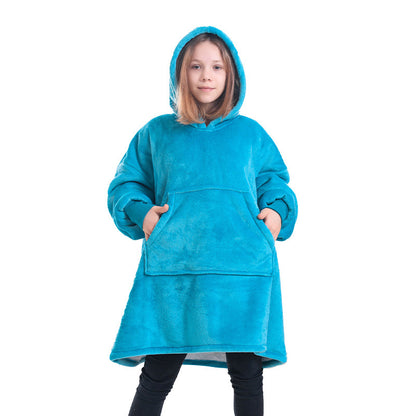 Oversized Wearable Blanket Pullover Young Kids