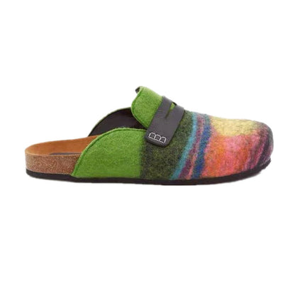 Color Matching Designer Toe Cap Clog