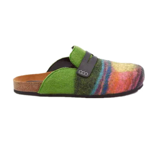 Color Matching Designer Toe Cap Clog
