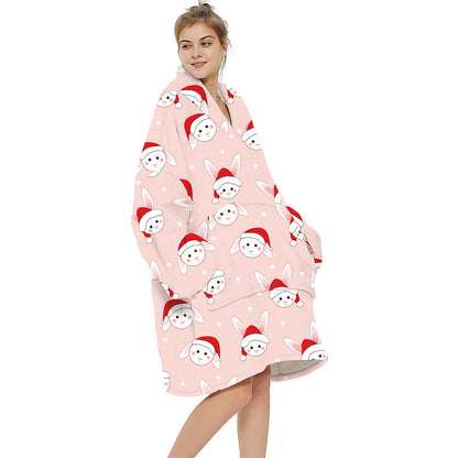 Christmas Special Wearable Blanket Hoodie