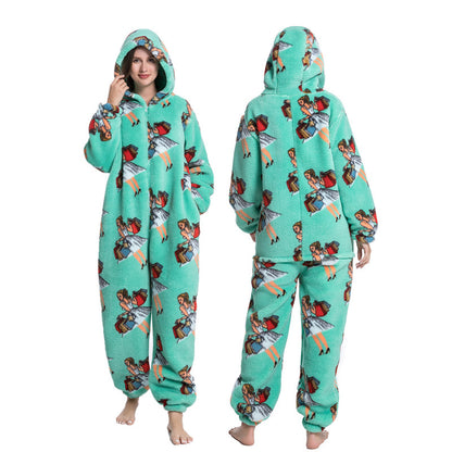 Multi Design printed  One Piece Pajamas