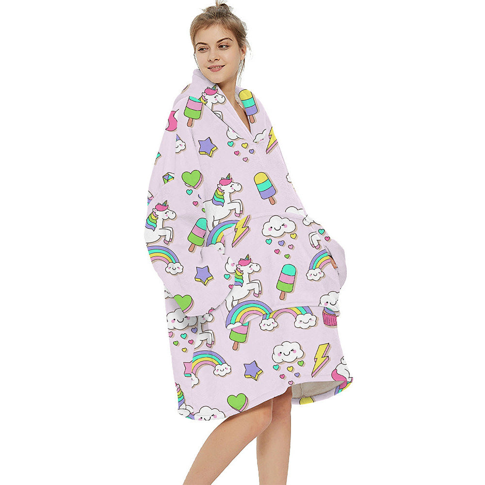 Christmas Special Wearable Blanket Hoodie