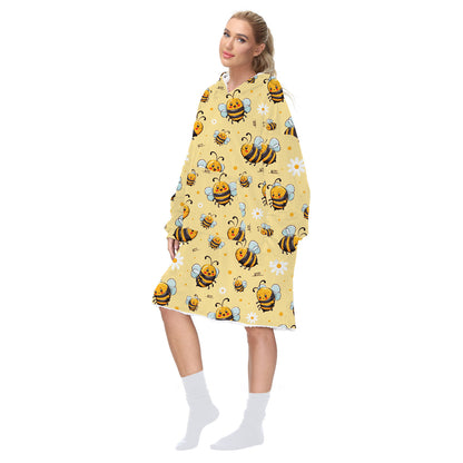 Lamb Wool Wearable Blanket (Unisex)