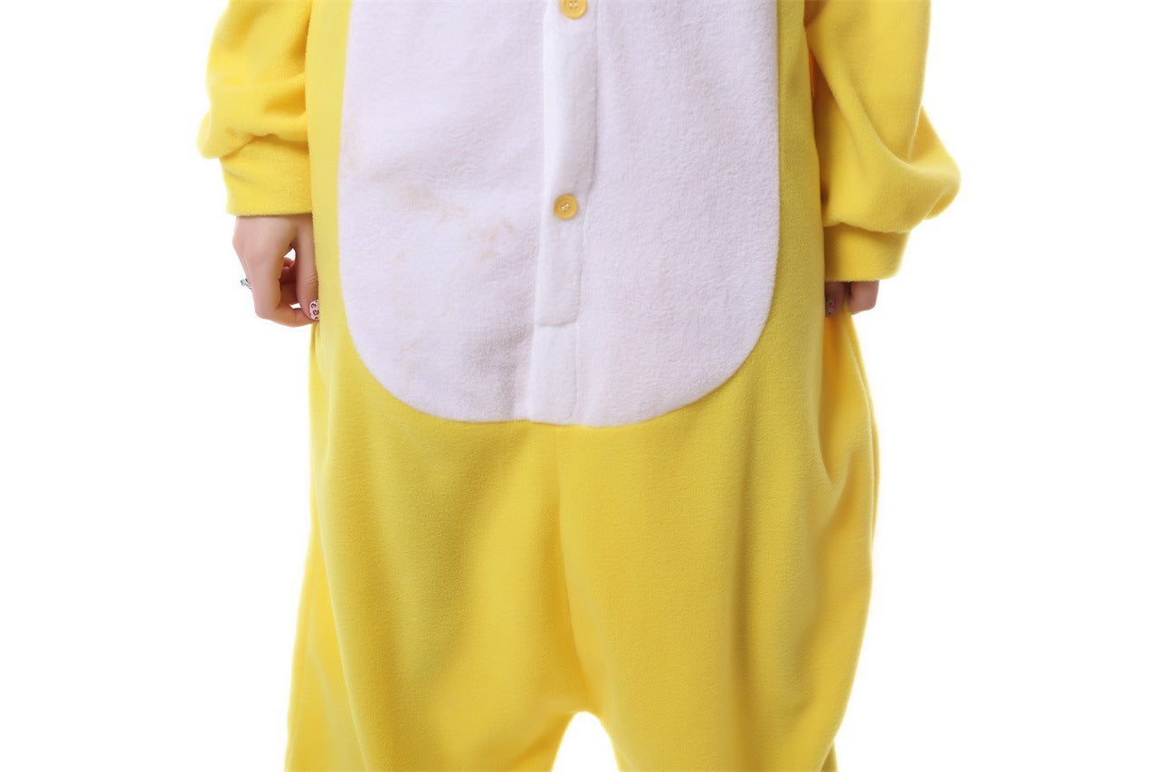 Oversized Women's Cartoon Animal One piece Pajamas