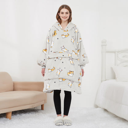 USB Electric Heating Blanket Hoddie