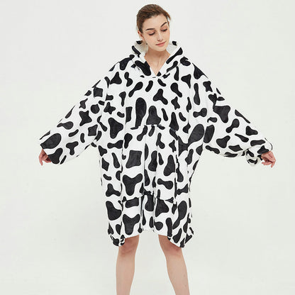 Ovesized Wearable Cozy Blanket Hoodie Winter