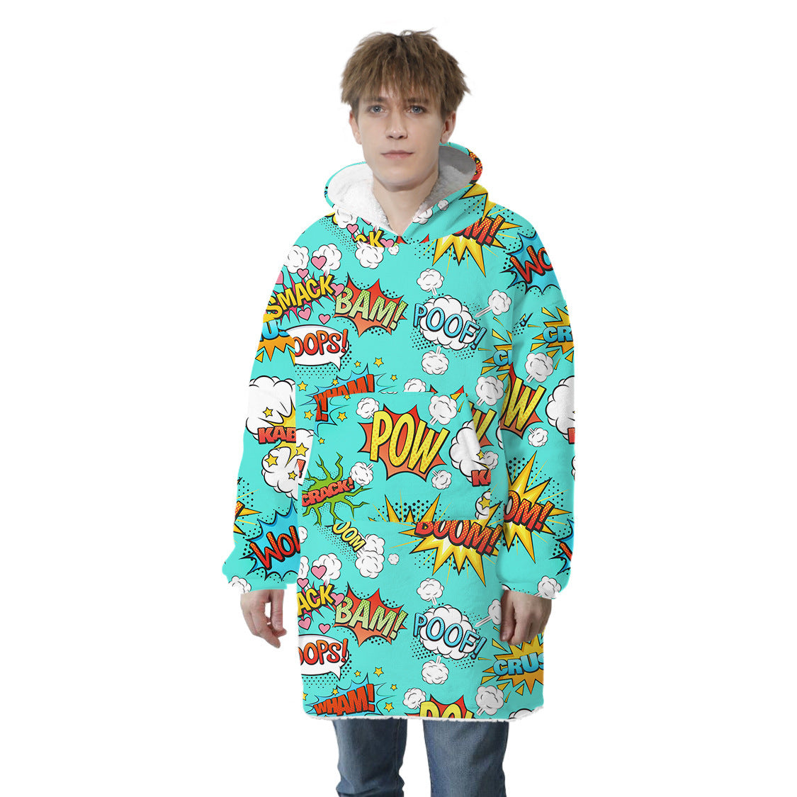 Lamb Wool Wearable Blanket (Unisex)