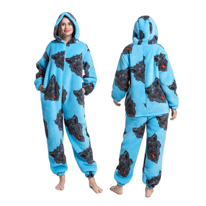 Multi Design printed  One Piece Pajamas