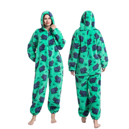 Multi Design printed  One Piece Pajamas