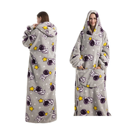 New Plus sized Fruit Designed Wearable Blanket Hoddie