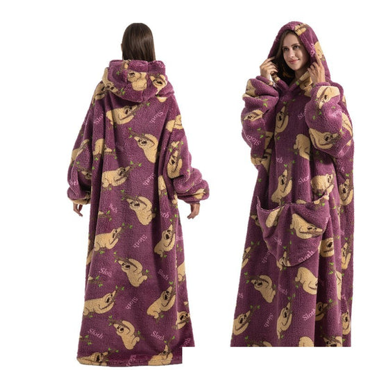New Plus sized Fruit Designed Wearable Blanket Hoddie