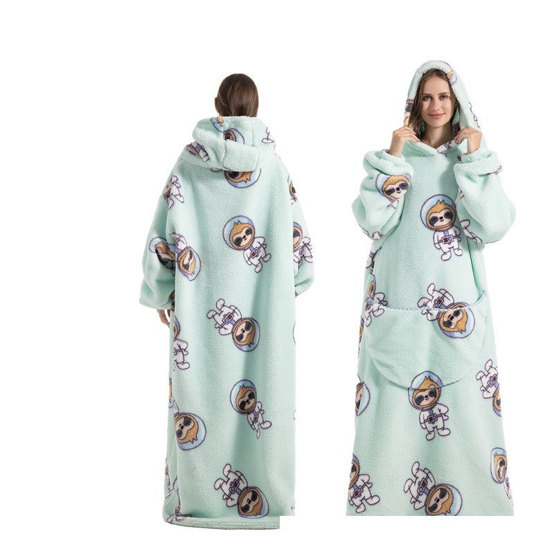 New Plus sized Fruit Designed Wearable Blanket Hoddie