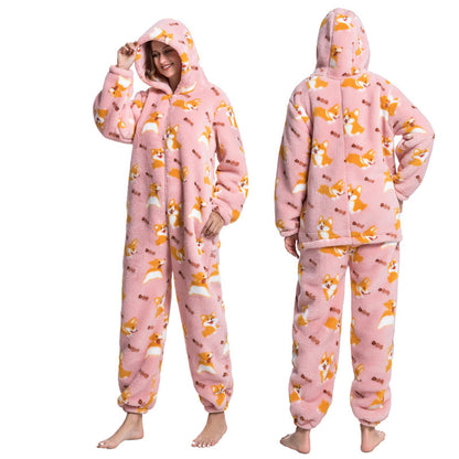 Multi Design printed  One Piece Pajamas