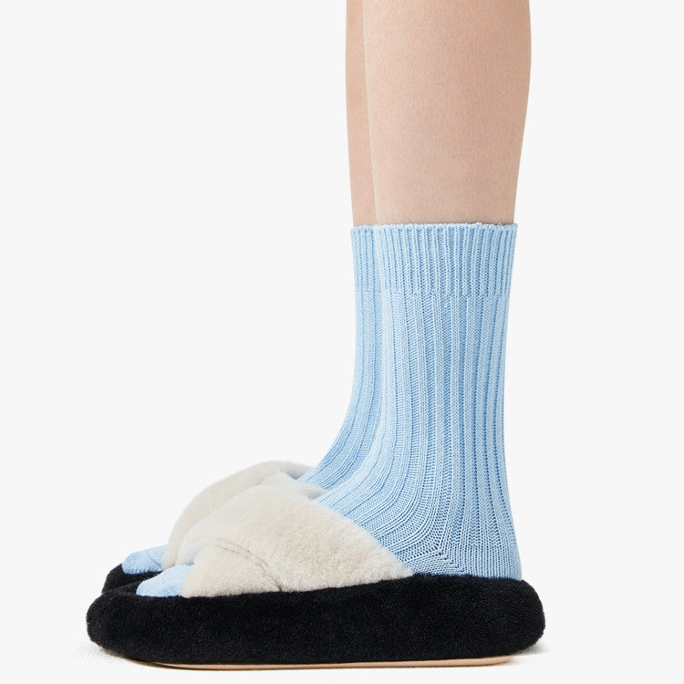 Echo Warm Panda Black Home Slipper