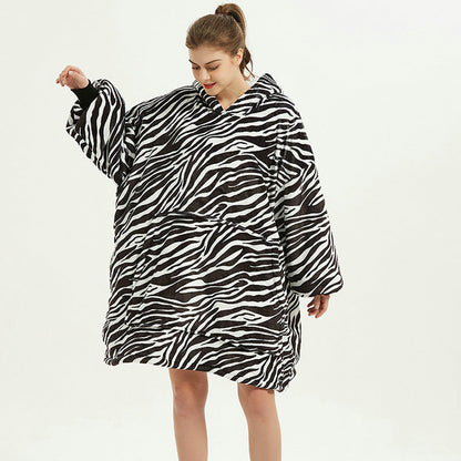 Ovesized Wearable Cozy Blanket Hoodie Winter