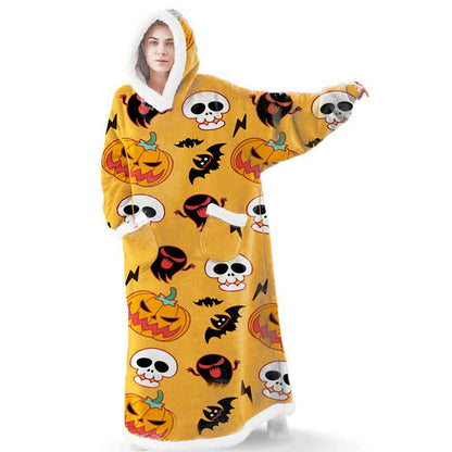 Halloween Print Wearable Blanket